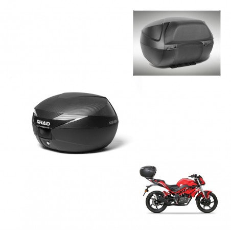SHAD SH39 carbon trunk + mounting support backrest KIT-438520
