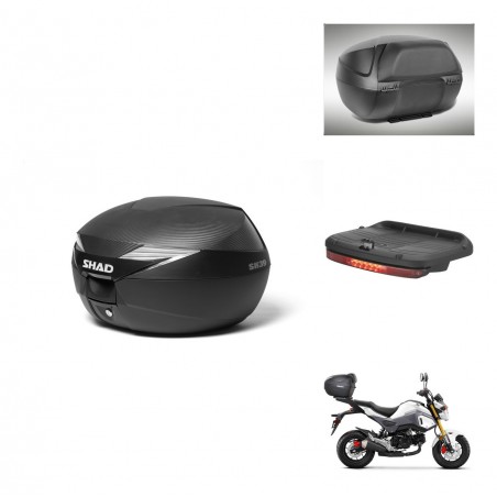 SHAD Baul SH39 carbon + soporte montaje accesorios KIT-438525