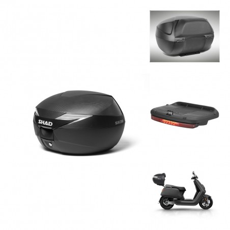 SHAD Baul SH39 carbon + soporte montaje accesorios KIT-438537