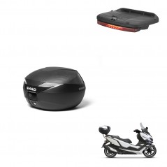 SHAD Baul SH39 carbon + soporte montaje luz de freno KIT-438543
