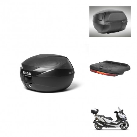 SHAD SH39 carbon trunk + mounting bracket accessories KIT-438545