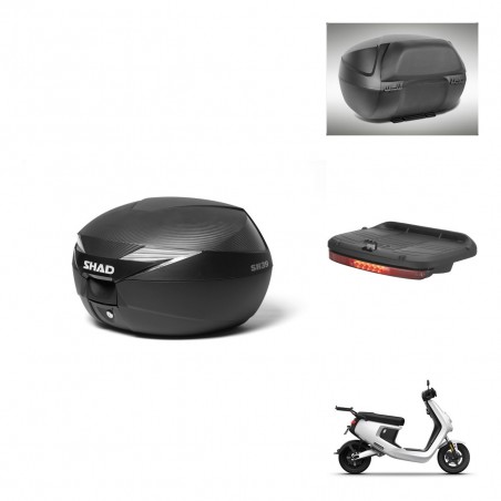 SHAD Baul SH39 carbon + soporte montaje accesorios KIT-438565