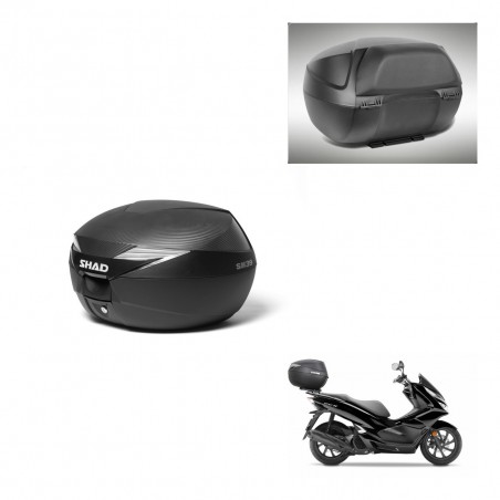 SHAD Baul SH39 carbon + soporte montaje respaldo KIT-438584