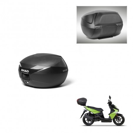 SHAD Baul SH39 carbon + soporte montaje respaldo KIT-438628