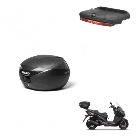 SHAD SH39 carbon trunk + mounting bracket brake light KIT-438631