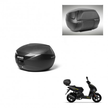 SHAD Baul SH39 carbon + soporte montaje respaldo KIT-438644