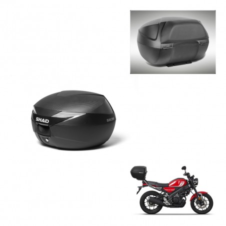 SHAD Baul SH39 carbon + soporte montaje respaldo KIT-438660