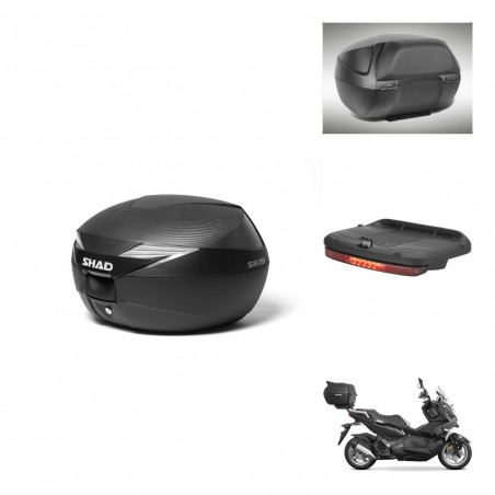 SHAD Baul SH39 carbon + soporte montaje accesorios KIT-438677