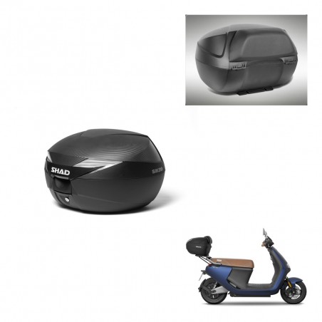 SHAD Baul SH39 carbon + soporte montaje respaldo KIT-438684