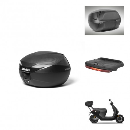 SHAD Baul SH39 carbon + soporte montaje accesorios KIT-438689