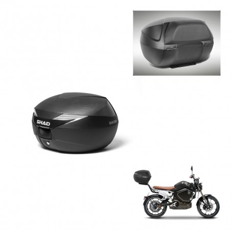 SHAD Baul SH39 carbon + soporte montaje respaldo KIT-438692