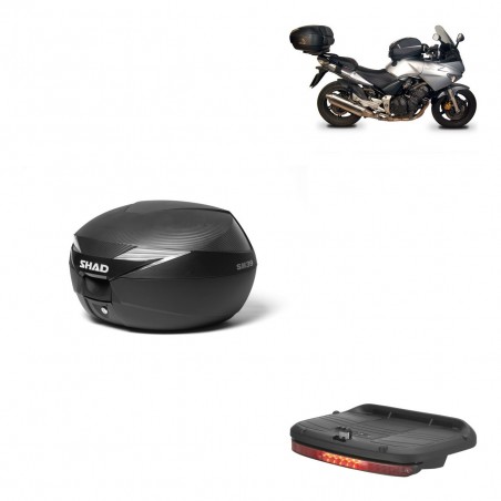 SHAD SH39 carbon trunk + mounting bracket brake light KIT-438733