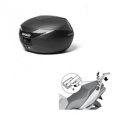 SHAD SH39 carbon trunk + mounting bracket KIT-438747