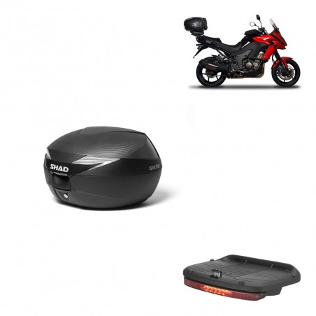 SHAD Baul SH39 carbon + soporte montaje luz de freno KIT-438766