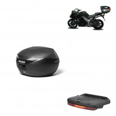 SHAD Baul SH39 carbon + soporte montaje luz de freno KIT-438793