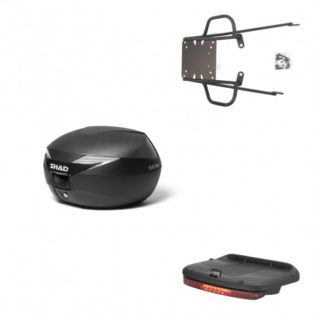 SHAD SH39 carbon trunk + mounting bracket brake light KIT-438823