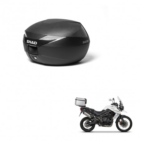 SHAD Baul SH39 carbon + soporte montaje KIT-438843