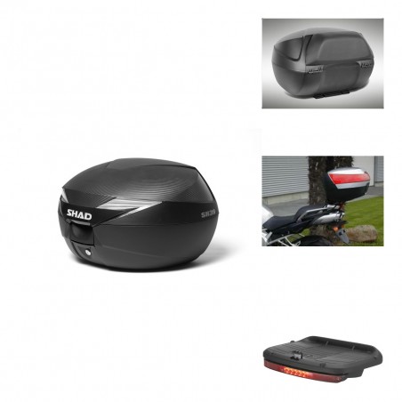SHAD Baul SH39 carbon + soporte montaje accesorios KIT-438890