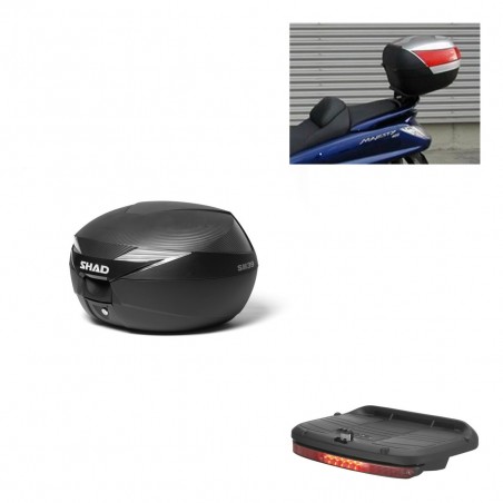 SHAD Baul SH39 carbon + soporte montaje luz de freno KIT-438892