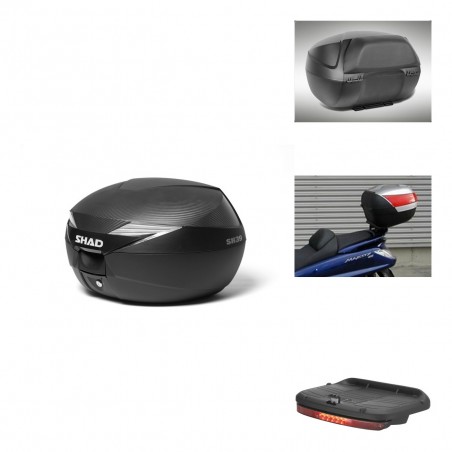 SHAD Baul SH39 carbon + soporte montaje accesorios KIT-438893