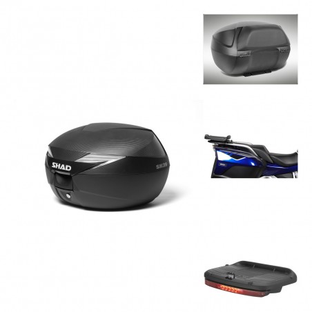 SHAD SH39 carbon trunk + mounting bracket accessories KIT-438932