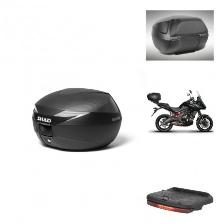 SHAD Baul SH39 carbon + soporte montaje accesorios KIT-438950