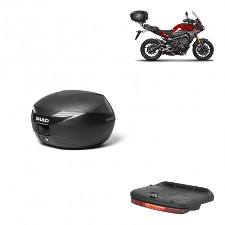 SHAD Baul SH39 carbon + soporte montaje luz de freno KIT-438964