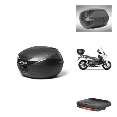 SHAD SH39 carbon trunk + mounting bracket accessories KIT-438980