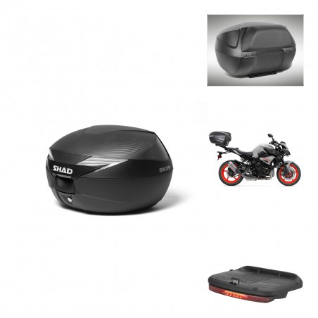 SHAD Baul SH39 carbon + soporte montaje accesorios KIT-438993