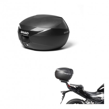 SHAD Baul SH39 carbon + soporte montaje KIT-438994