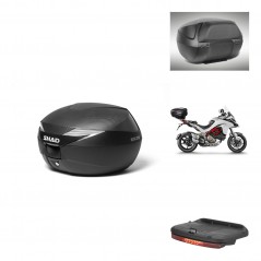 SHAD Baul SH39 carbon + soporte montaje accesorios KIT-439007
