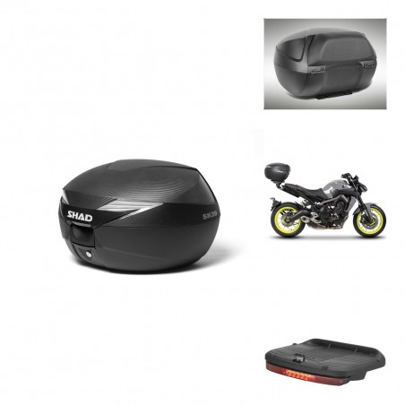 SHAD SH39 carbon trunk + mounting bracket accessories KIT-439047