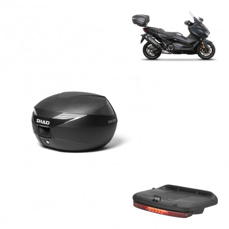 SHAD SH39 carbon trunk + mounting bracket brake light KIT-439049