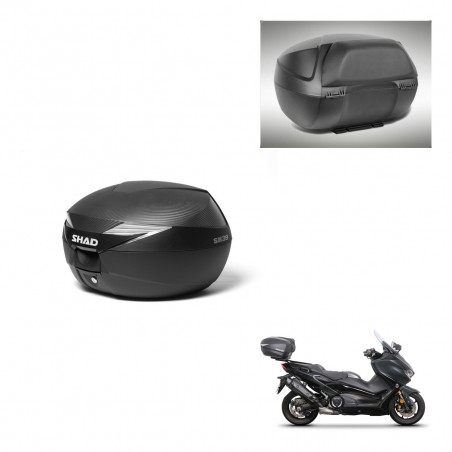 SHAD Baul SH39 carbon + soporte montaje respaldo KIT-439050