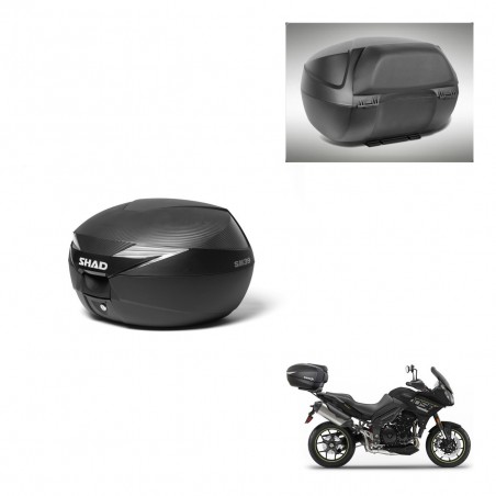 SHAD SH39 carbon trunk + mounting support backrest KIT-439054