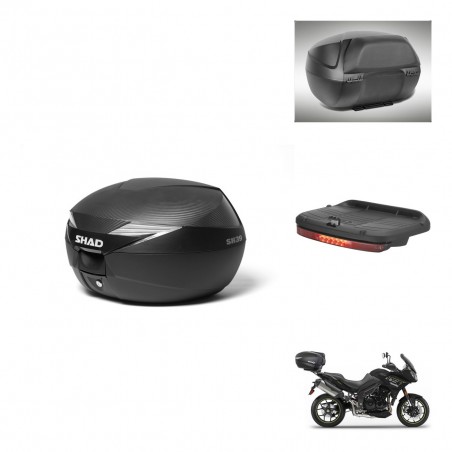 SHAD SH39 carbon trunk + mounting bracket accessories KIT-439055