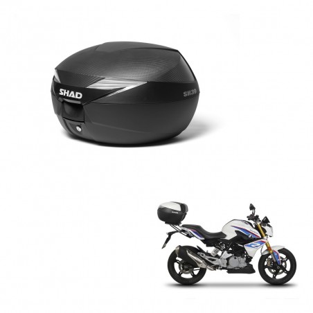 SHAD Baul SH39 carbon + soporte montaje KIT-439060