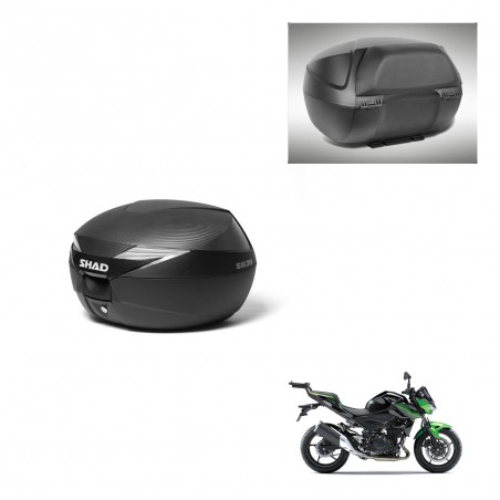 SHAD Baul SH39 carbon + soporte montaje respaldo KIT-439162