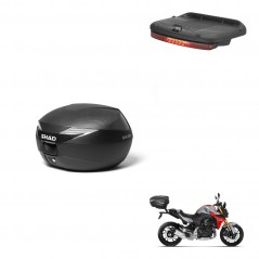 SHAD Baul SH39 carbon + soporte montaje luz de freno KIT-439173