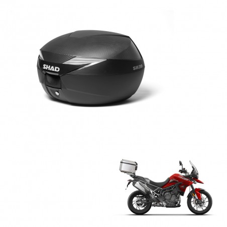 SHAD Baul SH39 carbon + soporte montaje KIT-439220