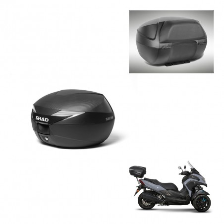 SHAD Baul SH39 carbon + soporte montaje respaldo KIT-439246