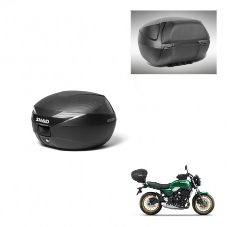 SHAD Baul SH39 carbon + soporte montaje respaldo KIT-439298