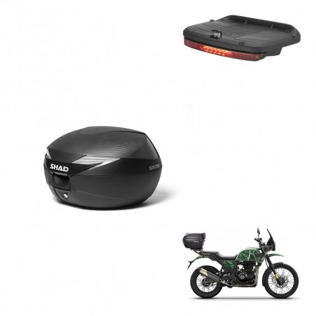 SHAD SH39 carbon trunk + mounting bracket brake light KIT-439301