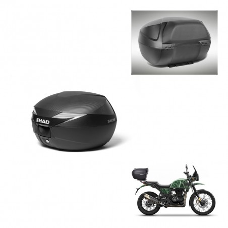 SHAD Baul SH39 carbon + soporte montaje respaldo KIT-439302