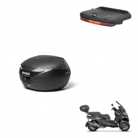 SHAD Baul SH39 carbon + soporte montaje luz de freno KIT-439377