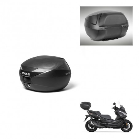 SHAD Baul SH39 carbon + soporte montaje respaldo KIT-439382