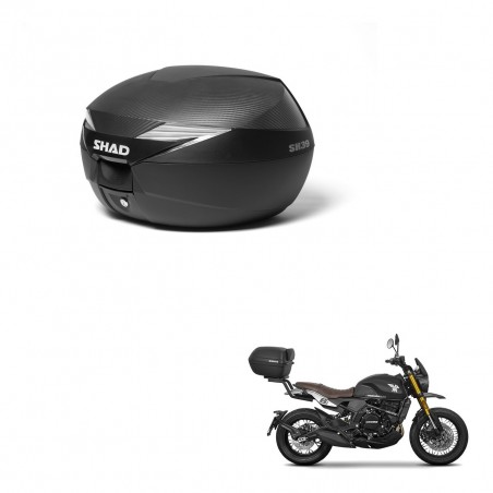 SHAD Baul SH39 carbon + soporte montaje KIT-439408