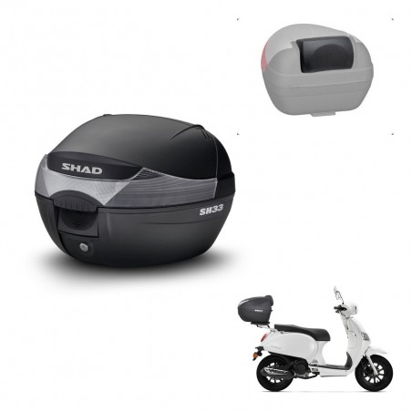 SHAD Baul SH33 + soporte montaje respaldo KIT-439494