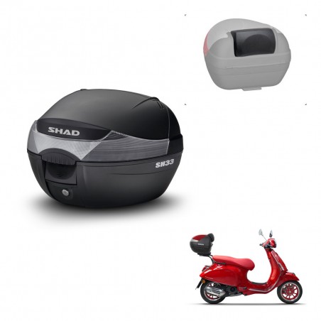 SHAD Baul SH33 + soporte montaje respaldo KIT-439514