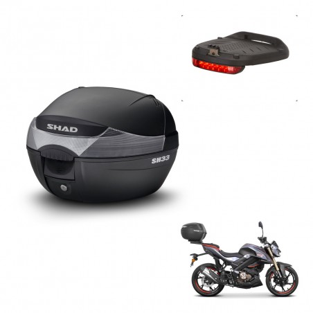 SHAD Baul SH33 + soporte montaje luz de freno KIT-439529